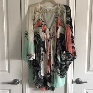 DVF Watercolor dress